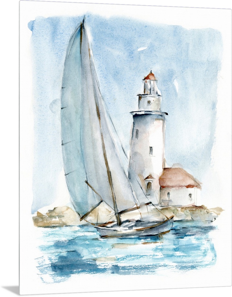 Sailing Into The Harbor I