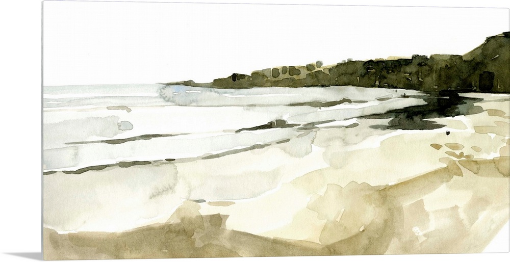 Simple Watercolor Coast I