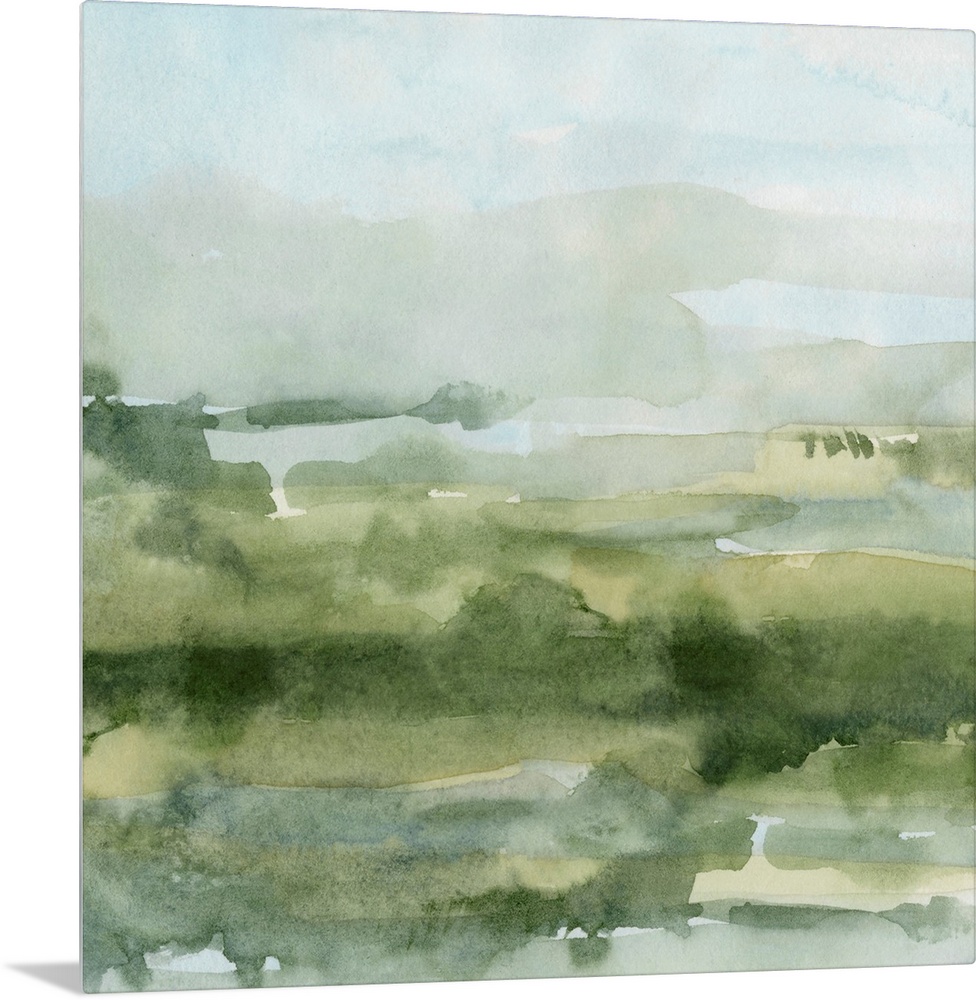 Soft Sage Landscape I