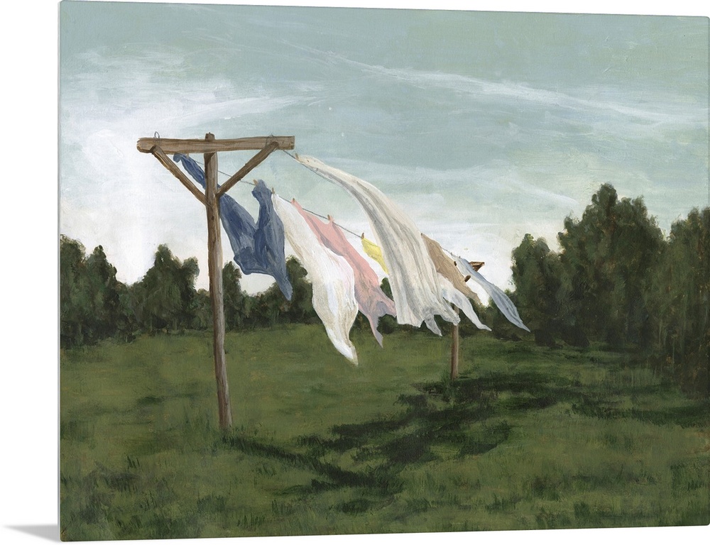 Vintage Clothesline I