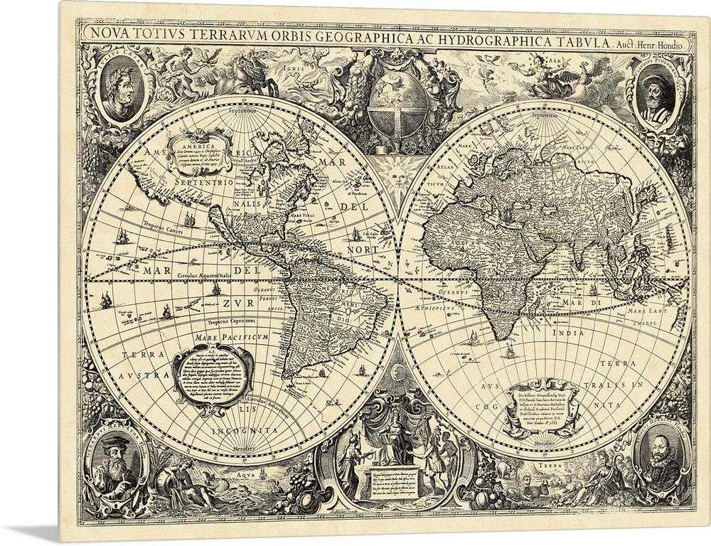 Vintage World Map