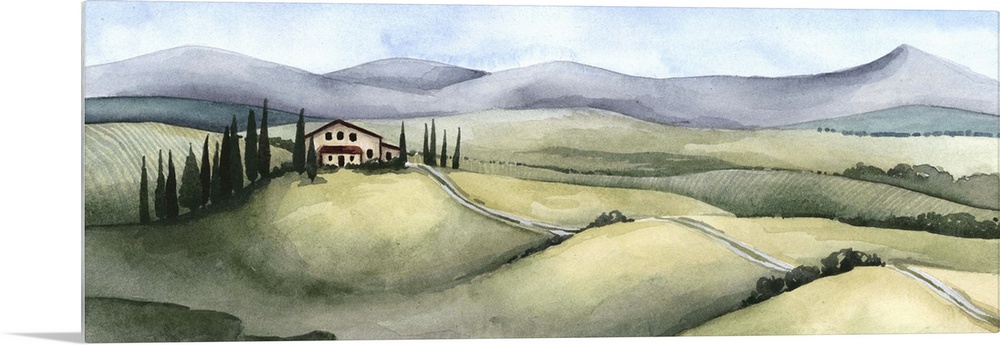 Watercolor Tuscany III