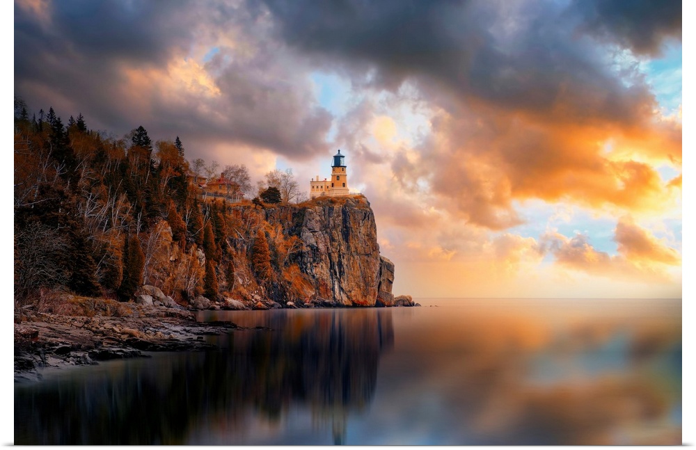 A Cloudy Day At Split Rock Lighthouse