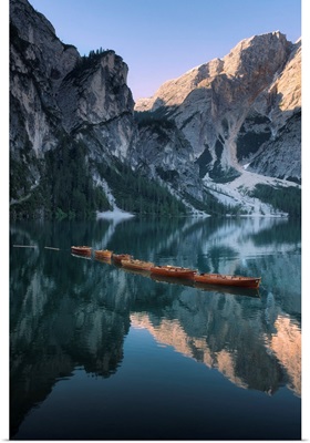 Lago Di Braies In The Light Of Beauty