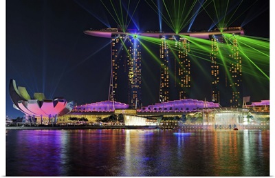 Marina Bay Sands Laser-show