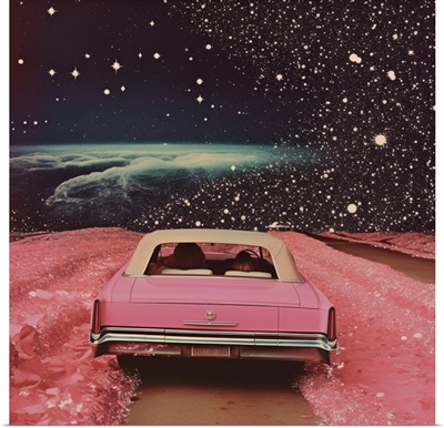 Pink Cruise In Space