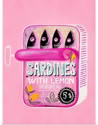 Sardines Tin Can Pink