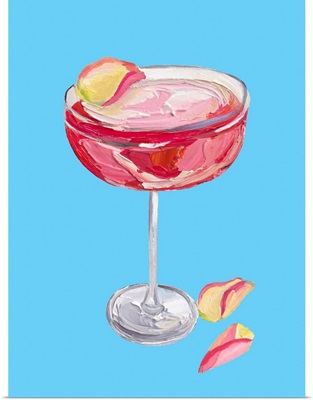 Sparkling Rose Gin Cocktail