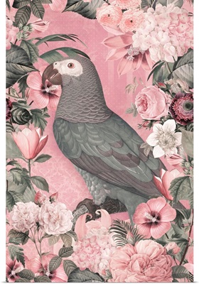 The Parrots Paradise Garden Pastel Pink