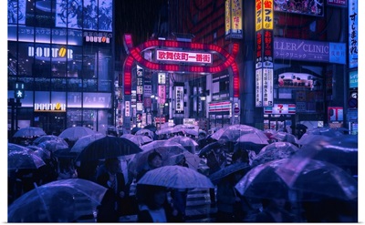 Tokyo Blue Rain