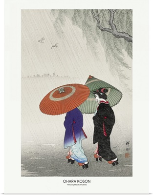 Two Women In The Rain