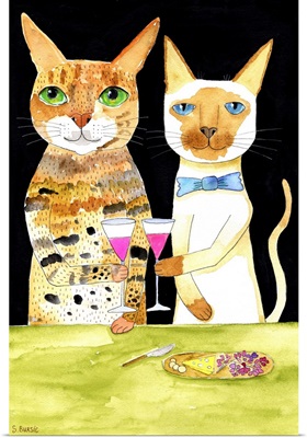 Wine And Cheese Cats