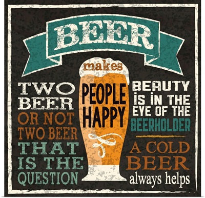 Beer Makes People Happy
