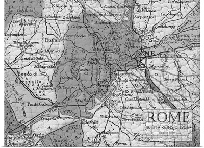 Environs Rome Black and White