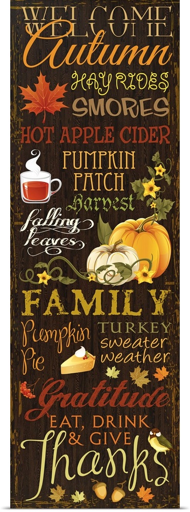 Fall Typography I - Brown