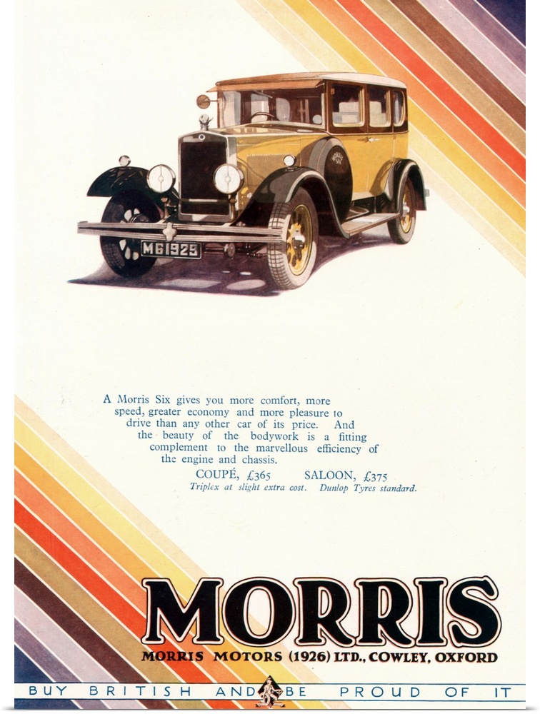 1920's UK Morris Magazine Advert