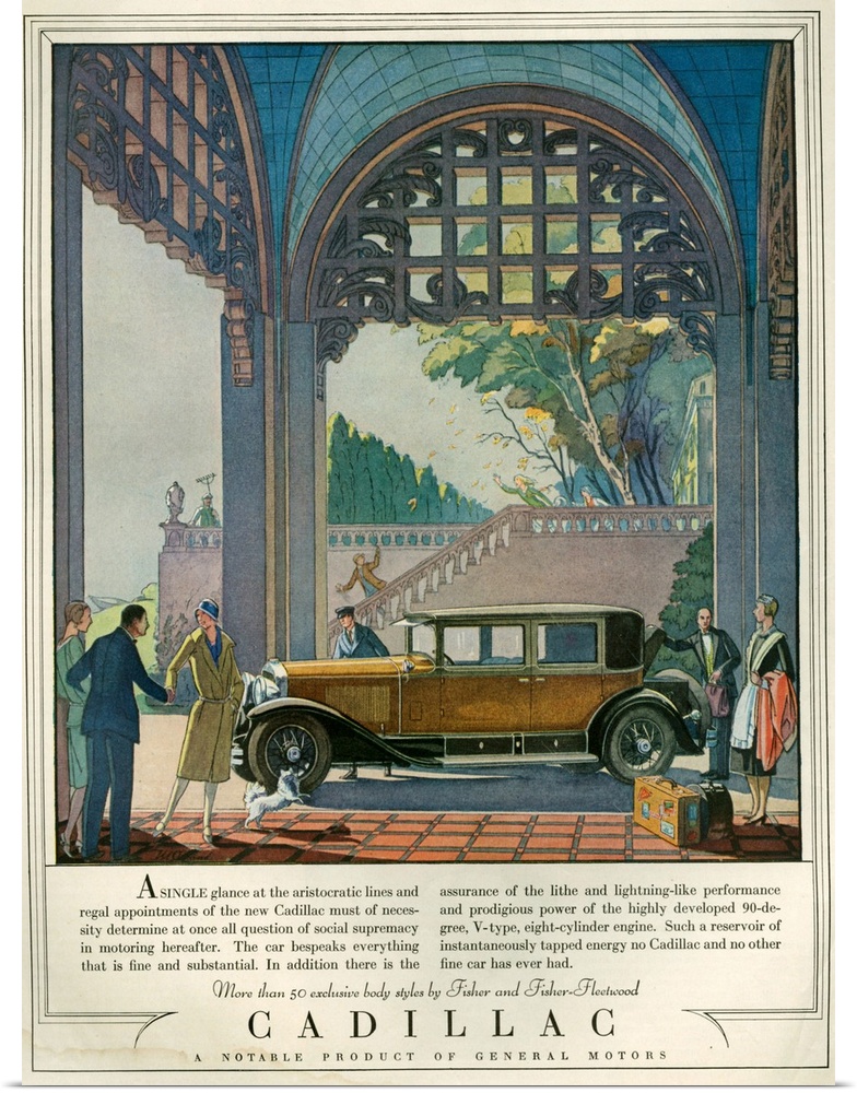 1920's USA Cadillac Magazine Advert