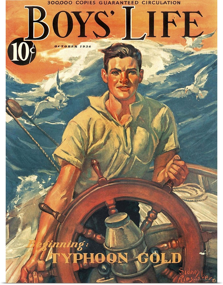 1930's USA Boy's Life Magazine Cover