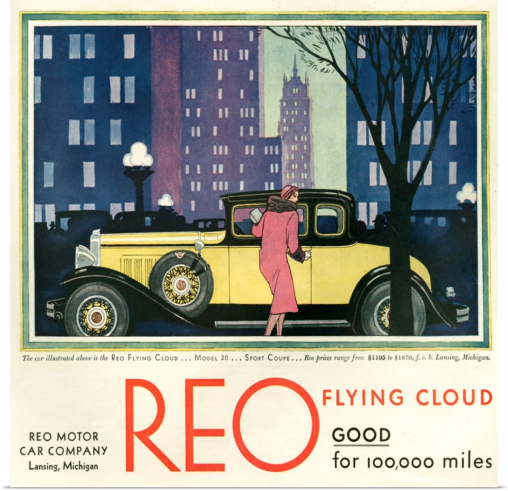 1930's USA Reo Magazine Advert