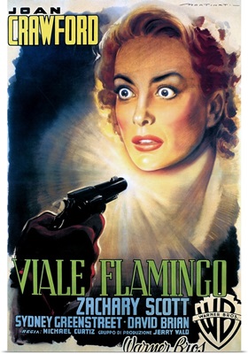 1940's USA Flamingo Road Film Poster
