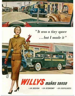 1940's USA Willys Magazine Advert