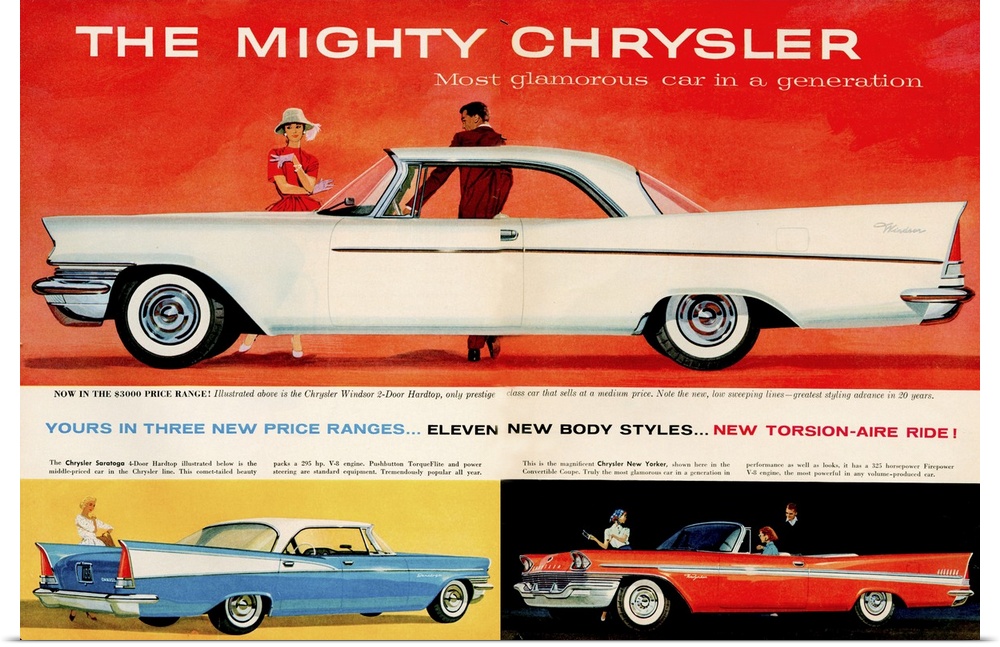 1950s USA Chrysler Magazine Advert