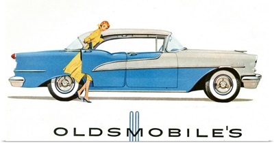 1950's USA Oldsmobile Magazine Advert (detail)