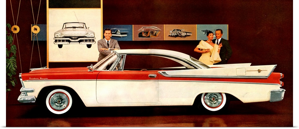 1950's USA Plymouth Magazine Advert (detail)