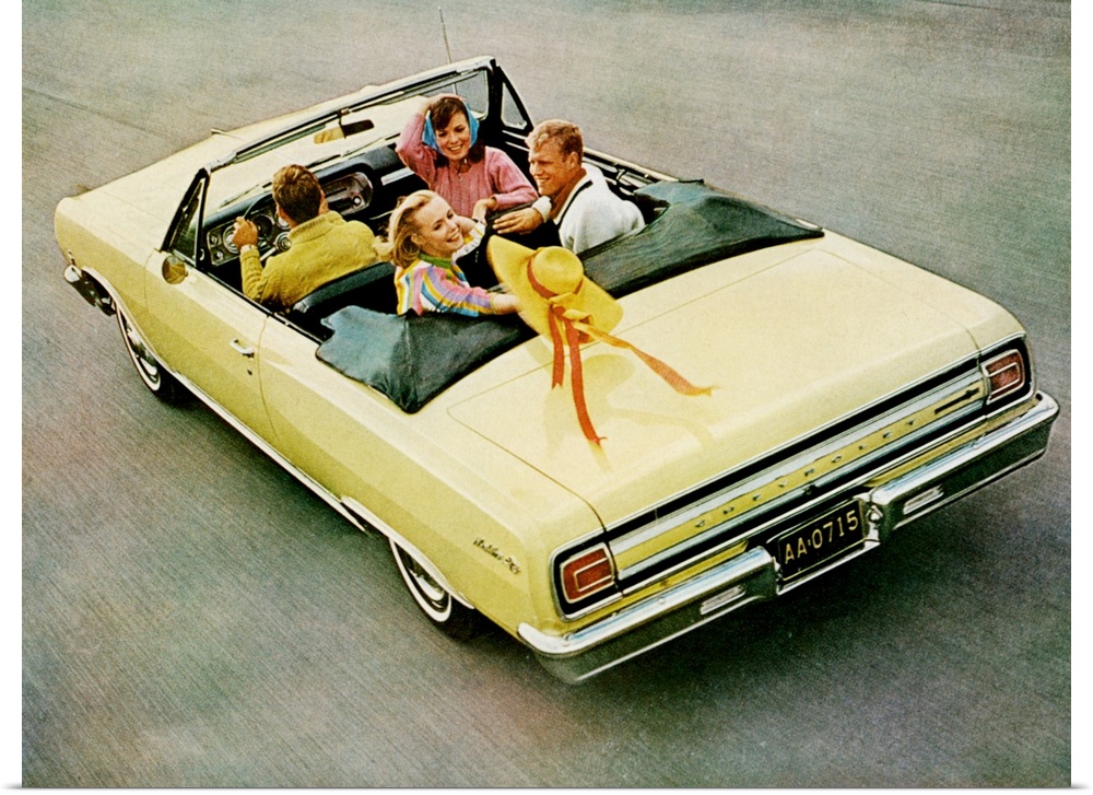 1960s USA Chevrolet Magazine Advert (detail)