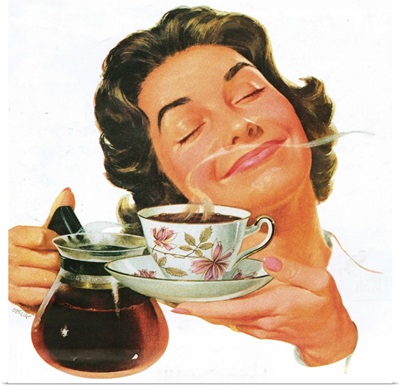 1960's USA Coffee Magazine Advert (detail)