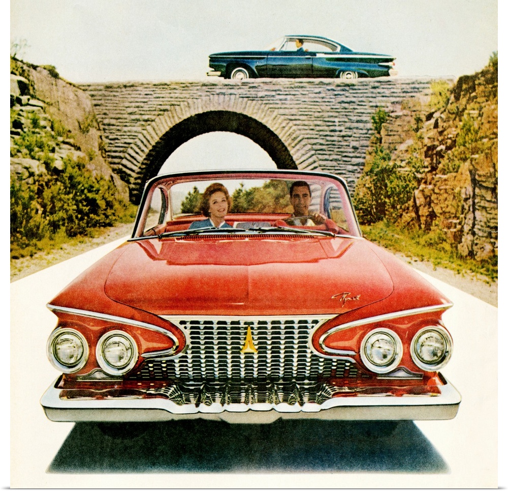 1960's USA Plymouth Magazine Advert (detail)