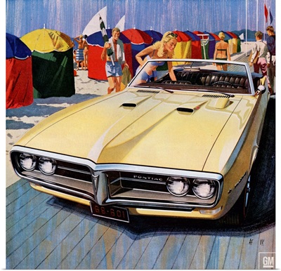 1960's USA Pontiac Magazine Advert (detail)