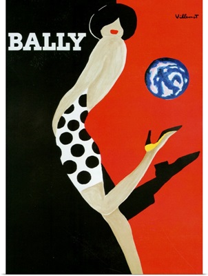 1980's France Bally Poster