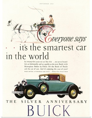 Buick, Silver Anniversary Automobile Advertisement