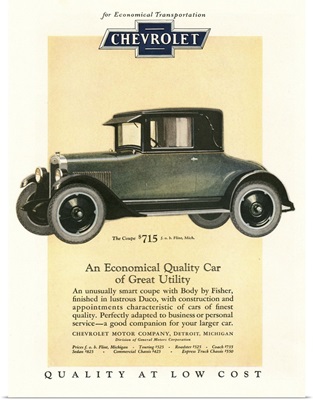 Chevrolet Automobile Advertisement