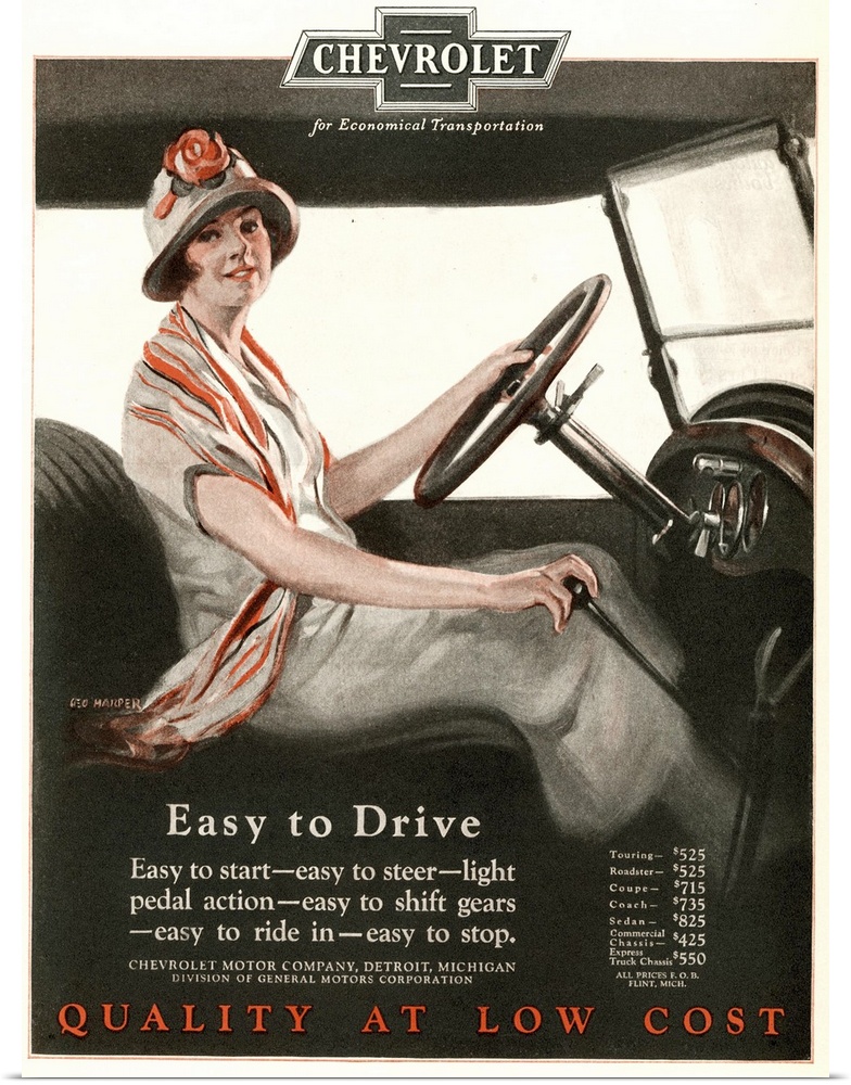 Chevrolet.1920s.USA.women woman drivers driving cars...
