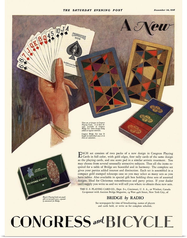 .1928.1920s.USA.playing cards games congress...