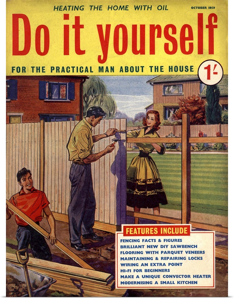 Do It Yourself.1950s.UK.fences diy magazines do it yourself horticulture...