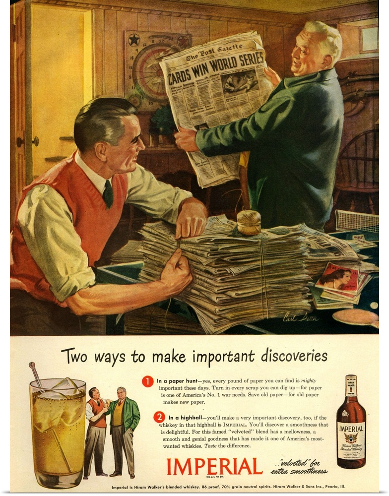 1940s USA Imperial  Magazine Advert