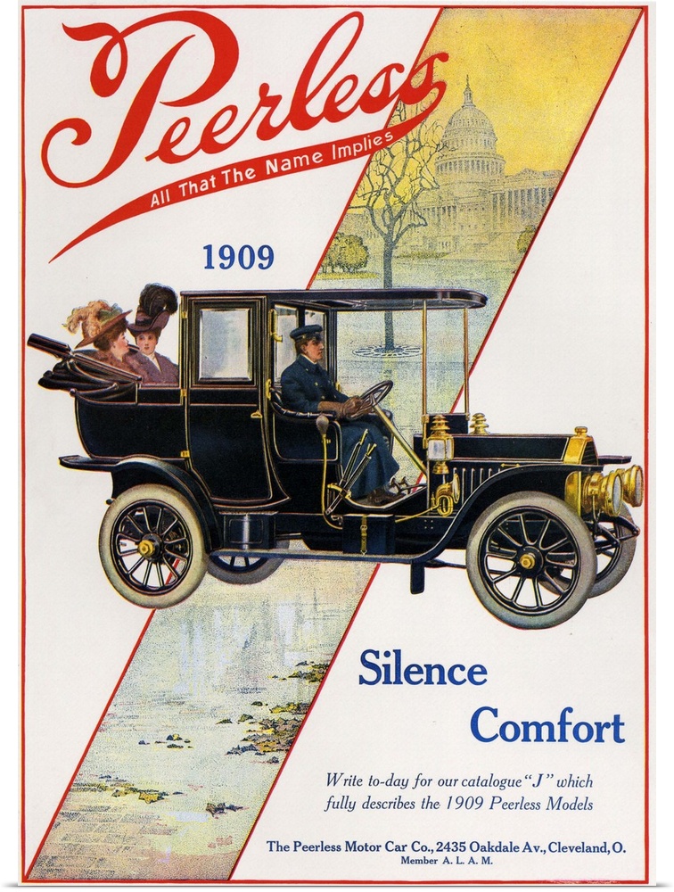 1900s USA Peerless Magazine Advert