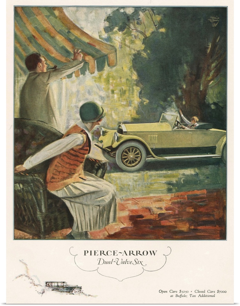 Pierce Arrow.1925.1920s.USA.cc cars waving...