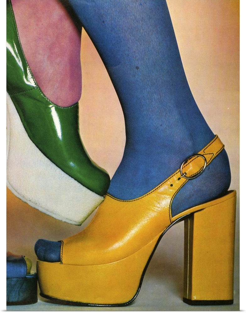 1970s UK Platform Shoes Catalogue/ Brochure Plate