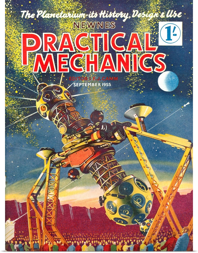 1950s UK Practical Mechanics Magazine Cover