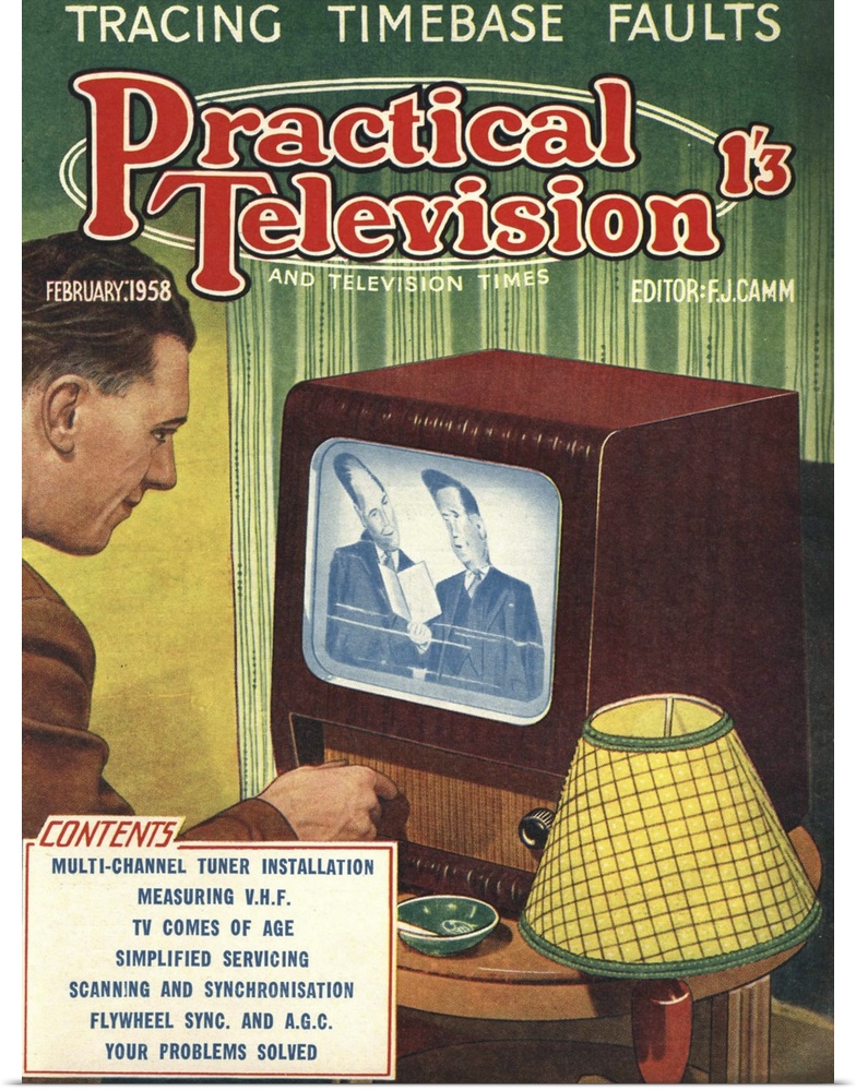 Practical Television .1950s.UK.televisions diy magazines do it yourself...