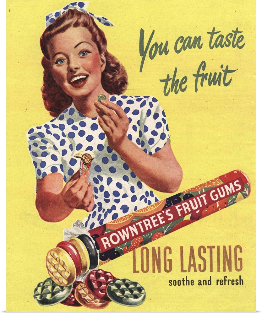 Rowntree..s.1950s.UK.fruit gums sweets...
