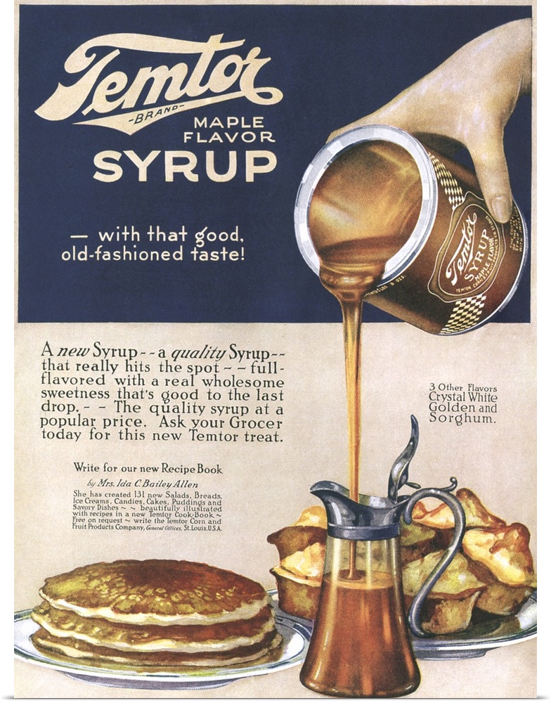 Temtor.1920s.USA.maple flavoured syrup...