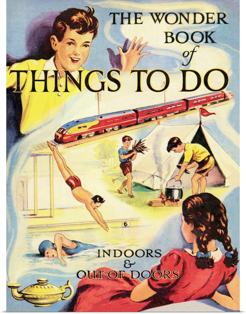 1950s UK The Wonder Book of Things to Do Book Cover