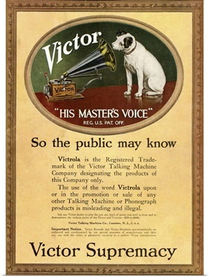 Victor Victrola Advertisement