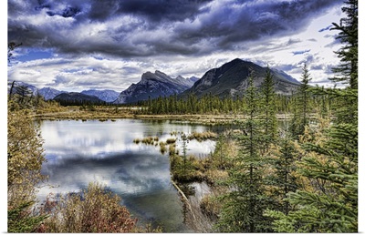 Vermilion Lakes and Mount Rundle