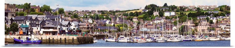 A busy harbour and waterfront, Kinsale, County Cork, Ireland